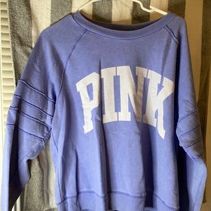 Bluish Purple Pink Crew Neck